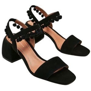 Zara Pom Pom Sandals